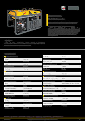 Бензинови генератори Wacker Neuson GP9700A