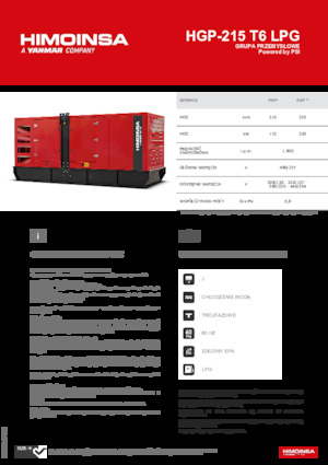 Бензинови генератори HIMOINSA HGP-215 T6 LPG