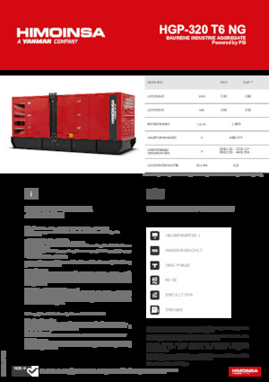 Бензинови генератори HIMOINSA HGP-320 T6 NG