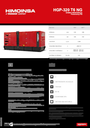 Бензинови генератори HIMOINSA HGP-320 T6 NG