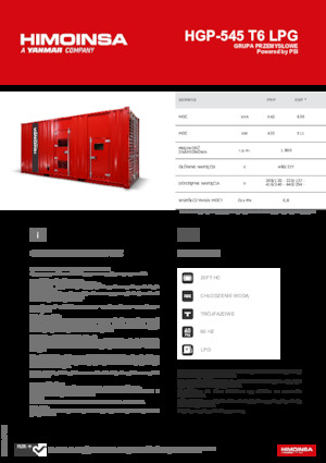 Бензинови генератори HIMOINSA HGP-545 T6 LPG