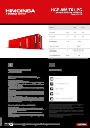 Бензинови генератори HIMOINSA HGP-855 T6 LPG