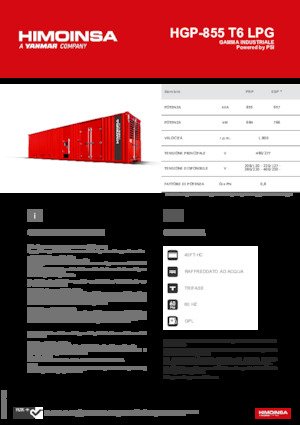 Бензинови генератори HIMOINSA HGP-855 T6 LPG