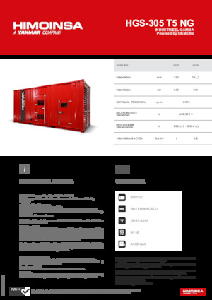 Бензинови генератори HIMOINSA HGS-305 T5 NG