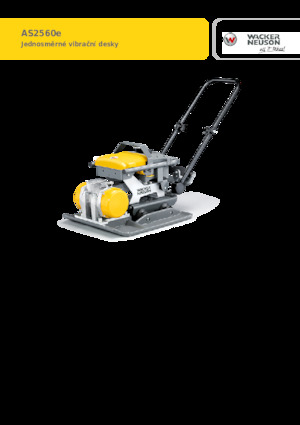 Виброплочи с преден ход Wacker Neuson AP2560e