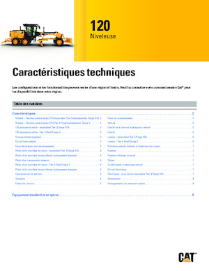 Грейдери Caterpillar 120