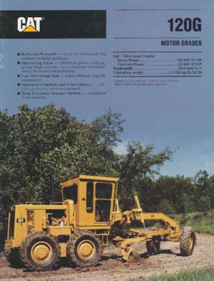Грейдери Caterpillar 120G