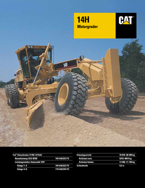 Грейдери Caterpillar 14H