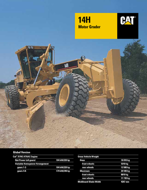 Грейдери Caterpillar 14H