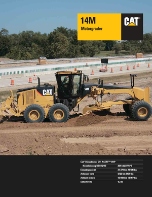 Грейдери Caterpillar 14M