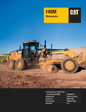 Грейдери Caterpillar 140M