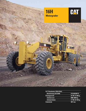 Грейдери Caterpillar 16H