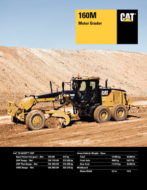 Грейдери Caterpillar 160M