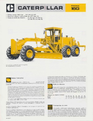 Грейдери Caterpillar 16G