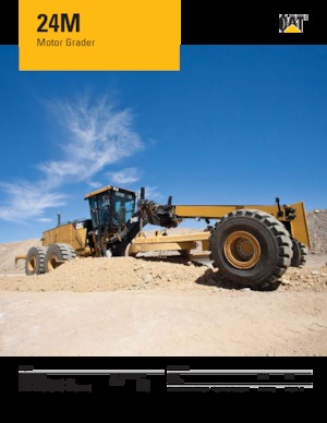 Грейдери Caterpillar 24M