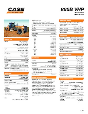 Грейдери Case 865B