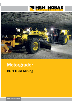 Грейдери HBM-NOBAS BG 110 M