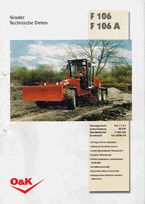 Грейдери O&K F 106.5 A