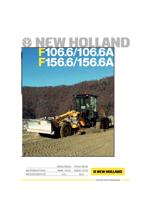 Грейдери New Holland F 106.6
