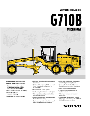 Грейдери Volvo G710B