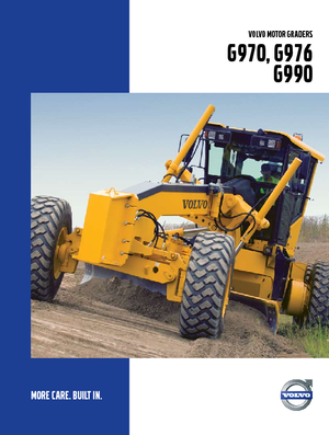 Грейдери Volvo G990