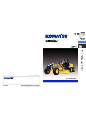 Грейдери Komatsu GD655-5