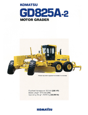 Грейдери Komatsu GD825-2 A