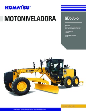 Грейдери Komatsu GD535-5