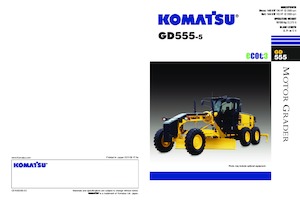 Грейдери Komatsu GD555-5