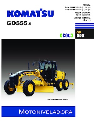 Грейдери Komatsu GD555-5