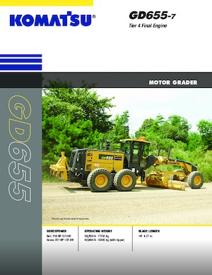 Грейдери Komatsu GD655-7