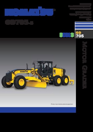 Грейдери Komatsu GD705-5