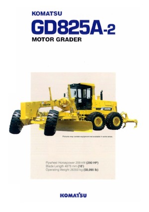 Грейдери Komatsu GD825A-2