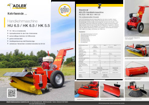 Ръчно контролиране машини за метене Adler HK 5.5