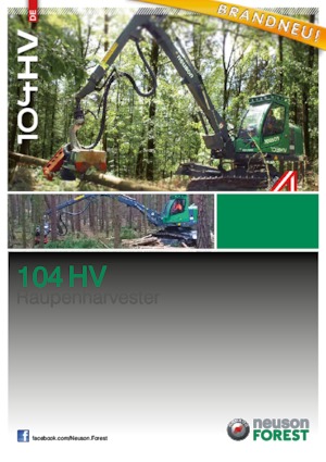 Колесни харвестъри Neuson Forest 104HV