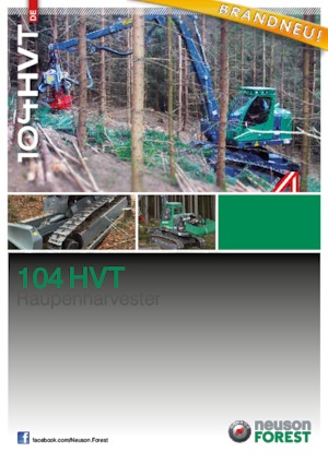 Колесни харвестъри Neuson Forest 104HVT