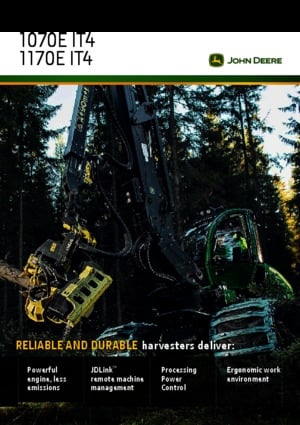Колесни харвестъри John Deere 1070 E IT4