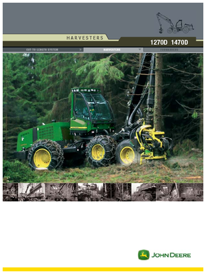 Колесни харвестъри John Deere 1470 D Eco III