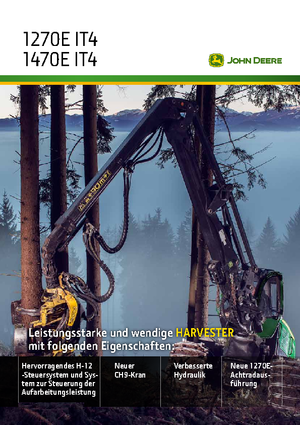 Колесни харвестъри John Deere 1470 E IT4