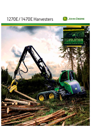 Колесни харвестъри John Deere 1270 E