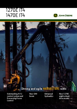 Колесни харвестъри John Deere 1270 E IT4