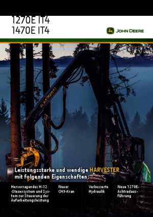 Колесни харвестъри John Deere 1270 E IT4