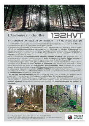 Колесни харвестъри Neuson-Ecotec 132 HVT