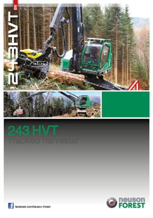 Колесни харвестъри Neuson Forest 243HVT