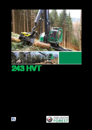 Колесни харвестъри Neuson Forest 243HVT