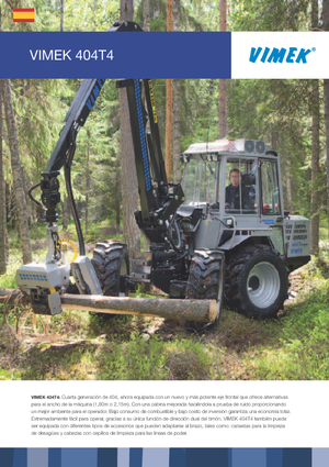 Колесни харвестъри Vimek 404 T 4