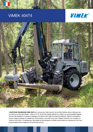Колесни харвестъри Vimek 404 T 4