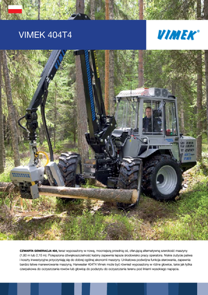 Колесни харвестъри Vimek 404 T 4