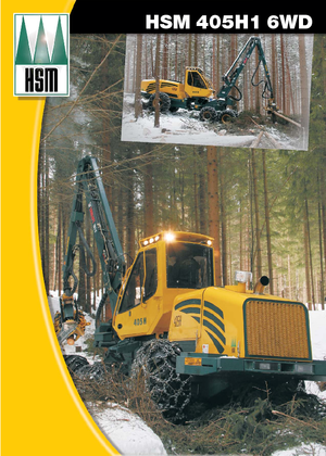 Колесни харвестъри HSM 405 H1 6WD