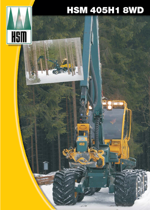 Колесни харвестъри HSM 405 H1 8WD